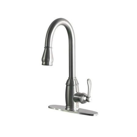 SingleHandle PullDown Sprayer Kitchen Faucet in Stainless Steel Walmart.com SingleHandle PullDown Sprayer Kitchen Faucet in Stainless Steel Walmart.com